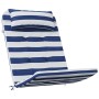 Cojines silla Adirondack 2 uds tela Oxford a rayas azul blanco by , Cushions for chairs and sofas - Ref: Foro24-361845, Price...