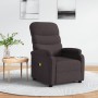 Sillón de masaje eléctrico tela marrón oscuro by , Electric massage chairs - Ref: Foro24-321231, Price: 203,09 €, Discount: %
