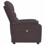 Sillón de masaje eléctrico tela marrón oscuro by , Electric massage chairs - Ref: Foro24-321231, Price: 203,09 €, Discount: %