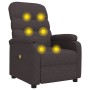 Sillón de masaje eléctrico tela marrón oscuro by , Electric massage chairs - Ref: Foro24-321231, Price: 203,09 €, Discount: %