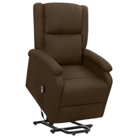 Sillón elevable tela marrón oscuro von , Sessel - Ref: Foro24-329704, Preis: 395,65 €, Rabatt: -5%%