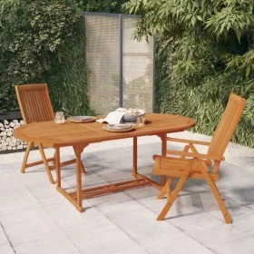 Mesa de jardín madera maciza de eucalipto 200x100x75 cm by vidaXL, Garden tables - Ref: Foro24-316068, Price: 227,23 €, Disco...