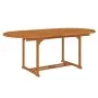 Mesa de jardín madera maciza de eucalipto 200x100x75 cm de vidaXL, Mesas de jardín - Ref: Foro24-316068, Precio: 227,14 €, De...