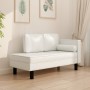 Sofá diván con cojines y cojín de cabeza cuero sintético crema von , Sofas - Ref: Foro24-340696, Preis: 192,85 €, Rabatt: %