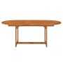 Mesa de jardín madera maciza de eucalipto 200x100x75 cm by vidaXL, Garden tables - Ref: Foro24-316068, Price: 230,21 €, Disco...