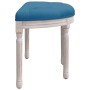 Banco de terciopelo azul 81,5x41x49 cm | Foro24.es | Tu tienda online para hogar, jardín y más Foro24.es