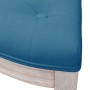 Banco de terciopelo azul 81,5x41x49 cm | Foro24.es | Tu tienda online para hogar, jardín y más Foro24.es