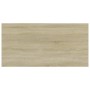 Estante estantería 4 uds contrachapada roble Sonoma 80x40x1,5cm by , Shelves - Ref: Foro24-805336, Price: 41,19 €, Discount: %