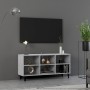Mueble de TV con patas metal gris hormigón 103,5x30x50 cm von , TV-Möbel - Ref: Foro24-805954, Preis: 61,31 €, Rabatt: -5%%