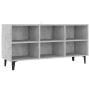 Mueble de TV con patas metal gris hormigón 103,5x30x50 cm von , TV-Möbel - Ref: Foro24-805954, Preis: 61,31 €, Rabatt: -5%%