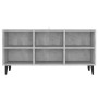 Mueble de TV con patas metal gris hormigón 103,5x30x50 cm von , TV-Möbel - Ref: Foro24-805954, Preis: 61,31 €, Rabatt: -5%%