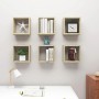 Estantes cubo de pared 6 unidades roble Sonoma 30x15x30 cm von , Regale und Regale - Ref: Foro24-807009, Preis: 43,98 €, Raba...