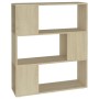 Librería separador madera contrachapada roble Sonoma 80x24x94cm von , Bücherregale und Regale - Ref: Foro24-809128, Preis: 58...