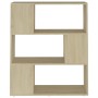 Librería separador madera contrachapada roble Sonoma 80x24x94cm von , Bücherregale und Regale - Ref: Foro24-809128, Preis: 58...