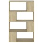 Librería separador contrachapada roble Sonoma 80x24x124,5 cm by , Bookcases and shelves - Ref: Foro24-809137, Price: 59,54 €,...