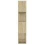 Librería separador contrachapada roble Sonoma 80x24x124,5 cm by , Bookcases and shelves - Ref: Foro24-809137, Price: 59,54 €,...