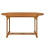 Mesa de jardín madera maciza de eucalipto 200x100x75 cm de vidaXL, Mesas de jardín - Ref: Foro24-316068, Precio: 227,14 €, De...