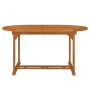 Mesa de jardín madera maciza de eucalipto 200x100x75 cm by vidaXL, Garden tables - Ref: Foro24-316068, Price: 230,21 €, Disco...