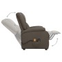 Sillón de masaje elevable cuero sintético gris de , Sillones de masaje eléctricos - Ref: Foro24-329695, Precio: 348,83 €, Des...