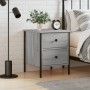 Mesita de noche madera de ingeniería gris Sonoma 40x42x50 cm | Foro24.es | Tu tienda online para hogar, jardín y más Foro24.es