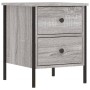 Mesita de noche madera de ingeniería gris Sonoma 40x42x50 cm | Foro24.es | Tu tienda online para hogar, jardín y más Foro24.es