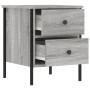 Mesita de noche madera de ingeniería gris Sonoma 40x42x50 cm | Foro24.es | Tu tienda online para hogar, jardín y más Foro24.es