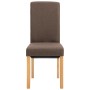 Sillas de comedor giratorias 2 unidades tela marrón by , dining chairs - Ref: Foro24-249025, Price: 144,32 €, Discount: %