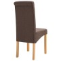 Sillas de comedor giratorias 2 unidades tela marrón by , dining chairs - Ref: Foro24-249025, Price: 144,32 €, Discount: %