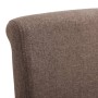 Sillas de comedor giratorias 2 unidades tela marrón by , dining chairs - Ref: Foro24-249025, Price: 144,32 €, Discount: %