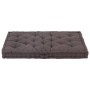 Cojín para palés algodón gris antracita 120x80x10 cm by , Cushions for chairs and sofas - Ref: Foro24-48676, Price: 71,96 €, ...