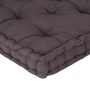 Cojín para palés algodón gris antracita 120x80x10 cm by , Cushions for chairs and sofas - Ref: Foro24-48676, Price: 71,96 €, ...
