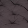 Cojín para palés algodón gris antracita 120x80x10 cm by , Cushions for chairs and sofas - Ref: Foro24-48676, Price: 71,96 €, ...