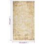 Alfombra de exterior tejido plano amarilla 115x170 cm de vidaXL, Protectores para exterior - Ref: Foro24-317044, Precio: 41,8...