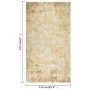 Gelber flachgewebter Outdoor-Teppich 115x170 cm von vidaXL, Outdoor-Protektoren - Ref: Foro24-317044, Preis: 33,35 €, Rabatt: %