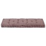 Cojín para palés algodón gris taupe 120x40x7 cm by , Cushions for chairs and sofas - Ref: Foro24-48681, Price: 43,78 €, Disco...