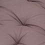Cojín para palés algodón gris taupe 120x40x7 cm by , Cushions for chairs and sofas - Ref: Foro24-48681, Price: 43,78 €, Disco...
