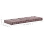 Cojín para palés algodón gris taupe 120x40x7 cm by , Cushions for chairs and sofas - Ref: Foro24-48681, Price: 43,78 €, Disco...
