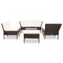 Set muebles de jardín 8 piezas y cojines ratán sintético marrón by , Garden sets - Ref: Foro24-48951, Price: 548,21 €, Discou...