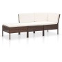 Set muebles de jardín 8 piezas y cojines ratán sintético marrón by , Garden sets - Ref: Foro24-48951, Price: 548,21 €, Discou...