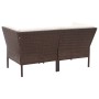 Set muebles de jardín 8 piezas y cojines ratán sintético marrón de , Conjuntos de jardín - Ref: Foro24-48951, Precio: 546,64 €
