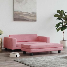 Cama para perros con extensión terciopelo rosa 100x50x30 cm von , Betten für Hunde - Ref: Foro24-172022, Preis: 149,39 €, Rab...