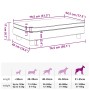 Cama para perros con extensión terciopelo rosa 100x50x30 cm by , Beds for dogs - Ref: Foro24-172022, Price: 149,39 €, Discoun...