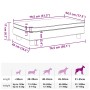 Cama de perros con extensión cuero sintético gris 100x50x30 cm by , Beds for dogs - Ref: Foro24-172029, Price: 139,28 €, Disc...