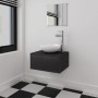 Conjunto de muebles de baño con lavabo y grifo 4 piezas negro by , Bathroom furniture - Ref: Foro24-273685, Price: 133,49 €, ...