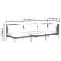 Muebles jardín 3 pzas ratán sintético semicircular gris oscuro | Foro24.es | Tu tienda online para hogar, jardín y más Foro24.es