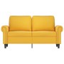 Sofá de 2 plazas terciopelo amarillo 120 cm by , Sofas - Ref: Foro24-349153, Price: 250,35 €, Discount: %