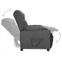 Sillón reclinable de tela gris oscuro by , Armchairs - Ref: Foro24-339049, Price: 225,63 €, Discount: %