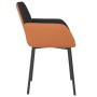 Sillas de comedor 2 unidades cuero sintético y tela negro by , dining chairs - Ref: Foro24-344754, Price: 116,33 €, Discount: %
