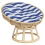 Cojín redondo tela Oxford a rayas azul y blanco Ø 100x11 cm von , Kissen für Stühle und Sofas - Ref: Foro24-361977, Preis: 53...