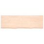 Estante de pared madera maciza roble sin tratar 160x50x(2-6) cm de , Estantes y estanterías - Ref: Foro24-363593, Precio: 62,...